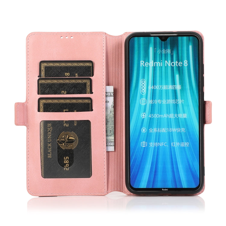 For Xiaomi Redmi Note 8 Retro Magnetic Closing Clasp Horizontal Flip Leather Case with Holder & Card Slots & Photo Frame & Wallet
