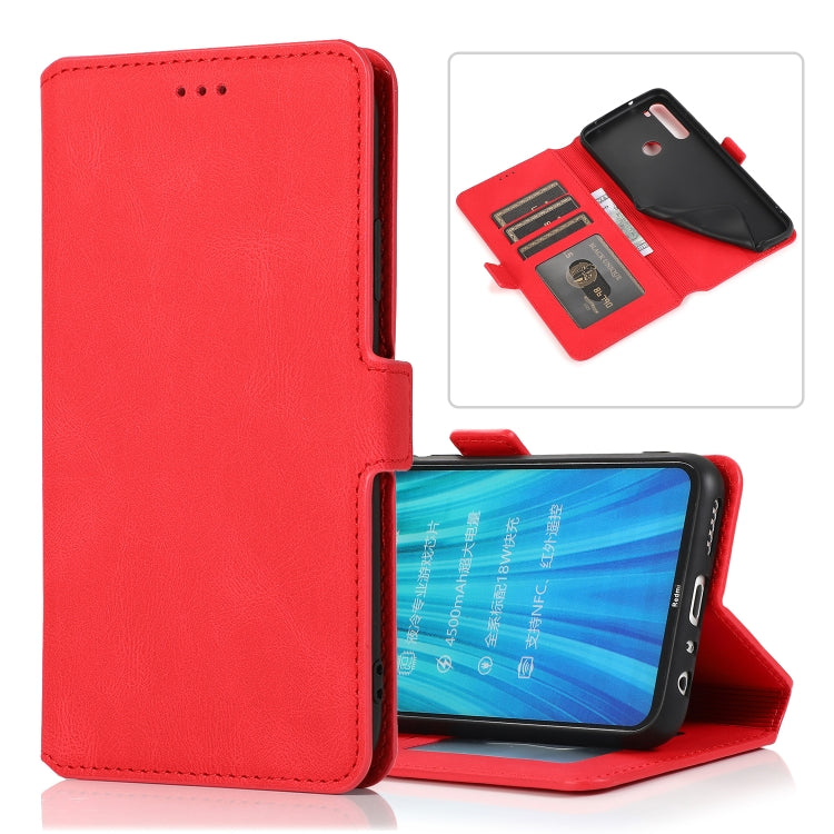For Xiaomi Redmi Note 8 Retro Magnetic Closing Clasp Horizontal Flip Leather Case with Holder & Card Slots & Photo Frame & Wallet
