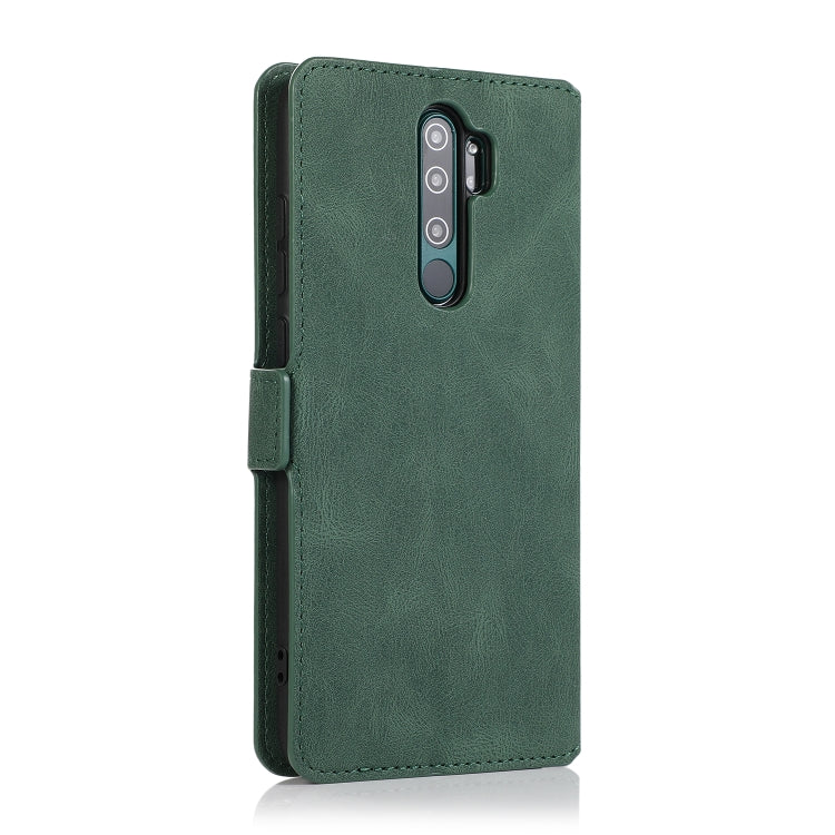 For Xiaomi Redmi Note 8 Pro Retro Magnetic Closing Clasp Horizontal Flip Leather Case with Holder & Card Slots & Photo Frame & Wallet