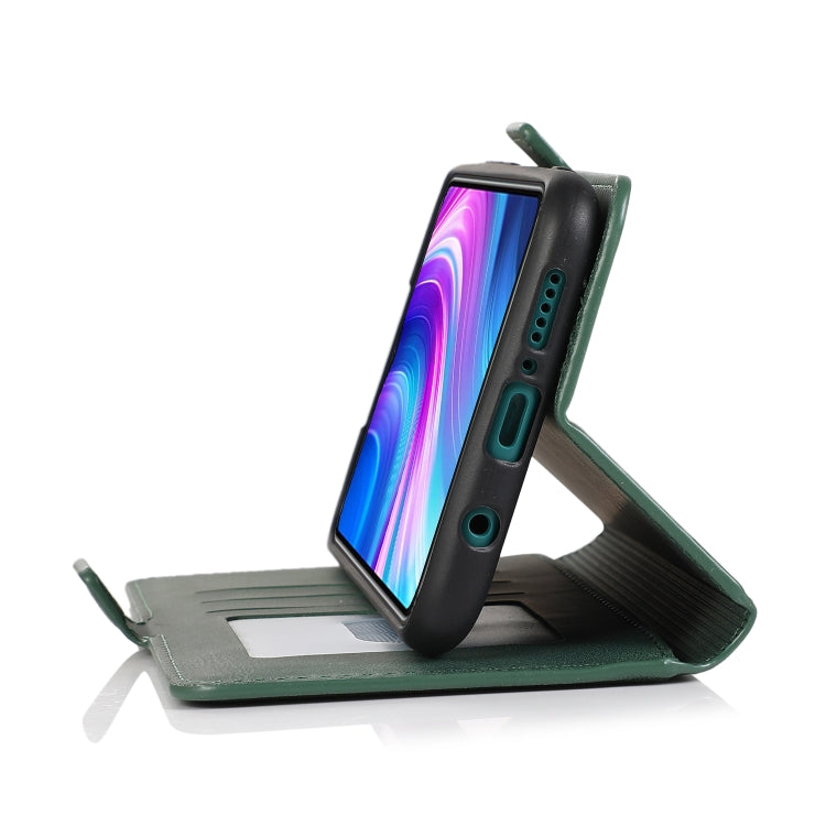 For Xiaomi Redmi Note 8 Pro Retro Magnetic Closing Clasp Horizontal Flip Leather Case with Holder & Card Slots & Photo Frame & Wallet