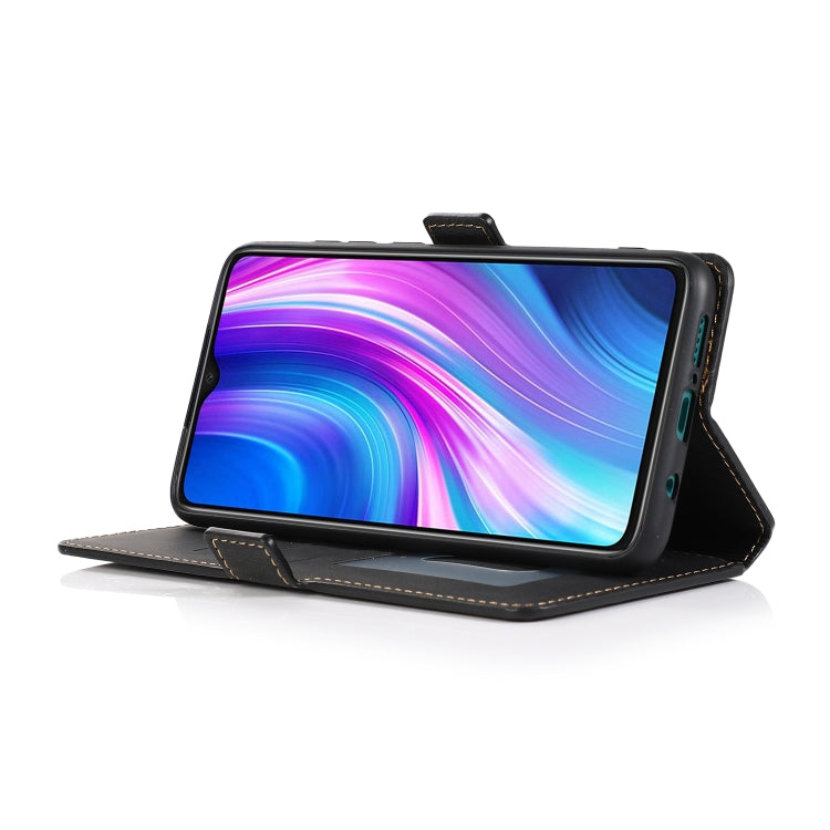 For Xiaomi Redmi Note 8 Pro Retro Magnetic Closing Clasp Horizontal Flip Leather Case with Holder & Card Slots & Photo Frame & Wallet