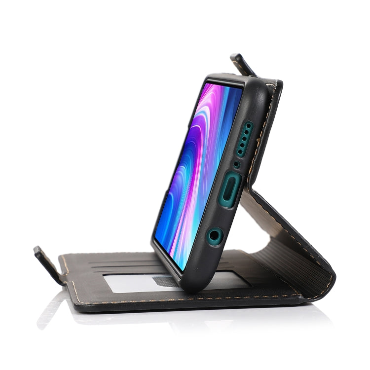 For Xiaomi Redmi Note 8 Pro Retro Magnetic Closing Clasp Horizontal Flip Leather Case with Holder & Card Slots & Photo Frame & Wallet