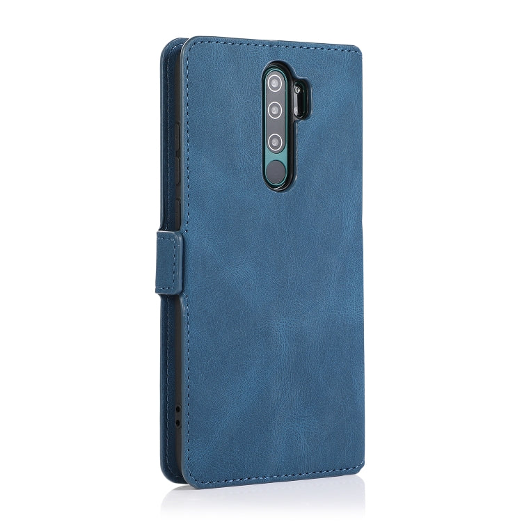 For Xiaomi Redmi Note 8 Pro Retro Magnetic Closing Clasp Horizontal Flip Leather Case with Holder & Card Slots & Photo Frame & Wallet