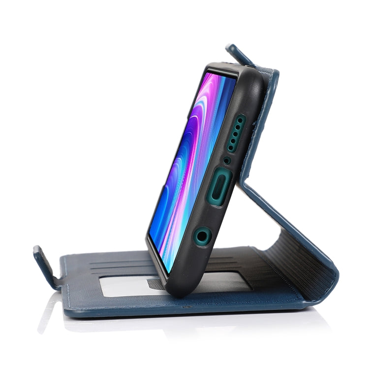 For Xiaomi Redmi Note 8 Pro Retro Magnetic Closing Clasp Horizontal Flip Leather Case with Holder & Card Slots & Photo Frame & Wallet