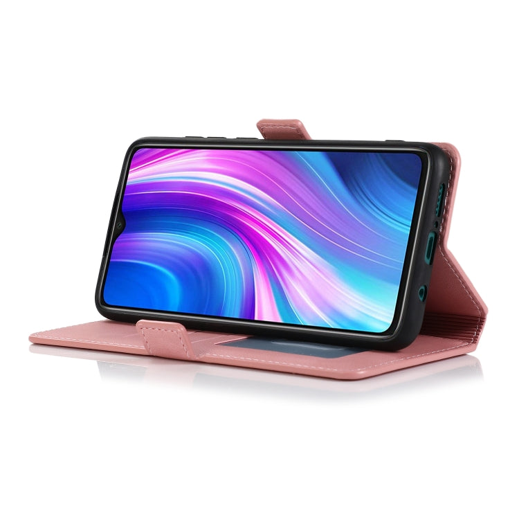 For Xiaomi Redmi Note 8 Pro Retro Magnetic Closing Clasp Horizontal Flip Leather Case with Holder & Card Slots & Photo Frame & Wallet