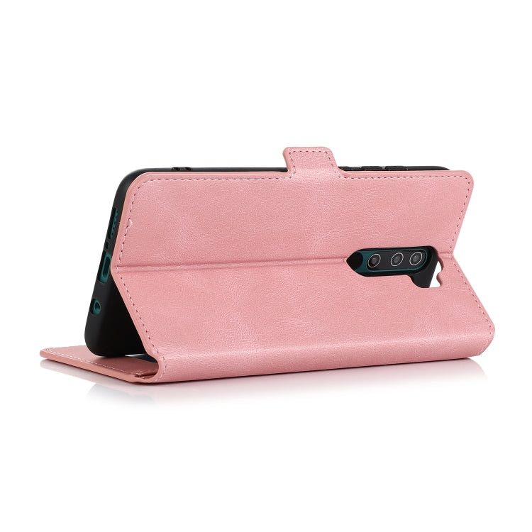 For Xiaomi Redmi Note 8 Pro Retro Magnetic Closing Clasp Horizontal Flip Leather Case with Holder & Card Slots & Photo Frame & Wallet