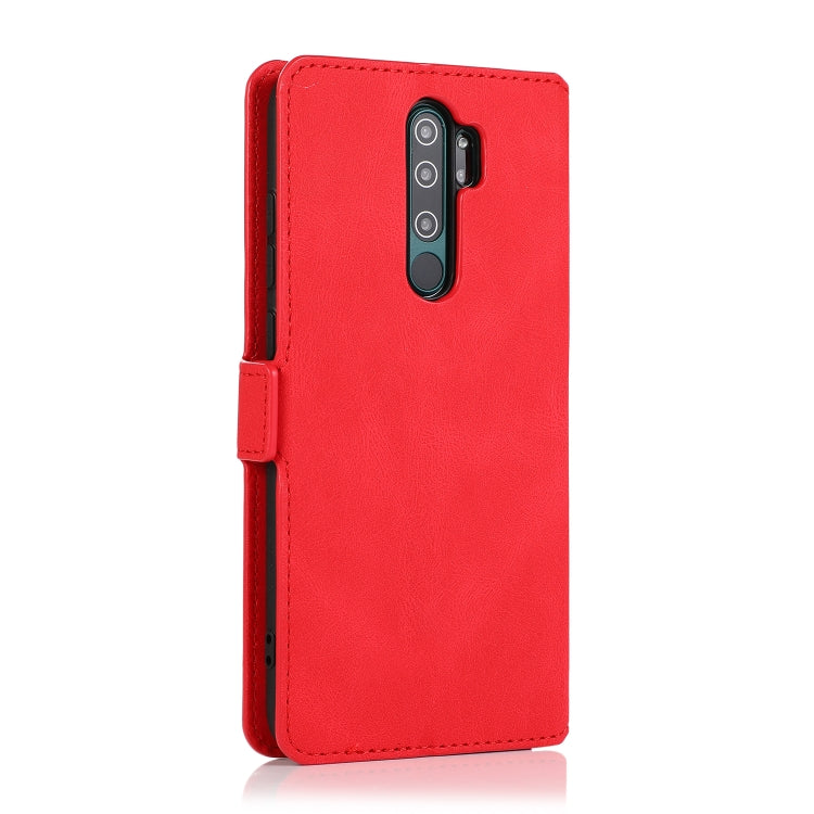 For Xiaomi Redmi Note 8 Pro Retro Magnetic Closing Clasp Horizontal Flip Leather Case with Holder & Card Slots & Photo Frame & Wallet