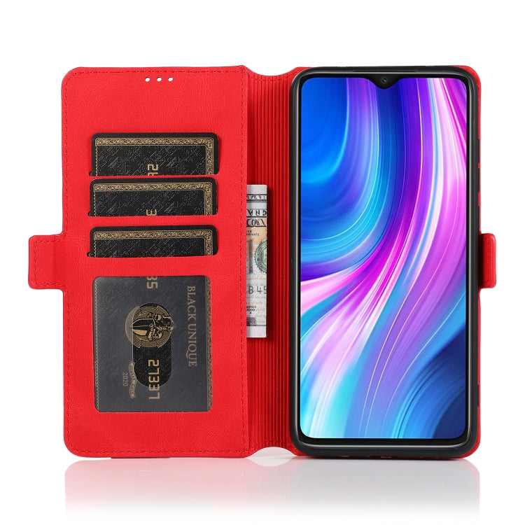 For Xiaomi Redmi Note 8 Pro Retro Magnetic Closing Clasp Horizontal Flip Leather Case with Holder & Card Slots & Photo Frame & Wallet