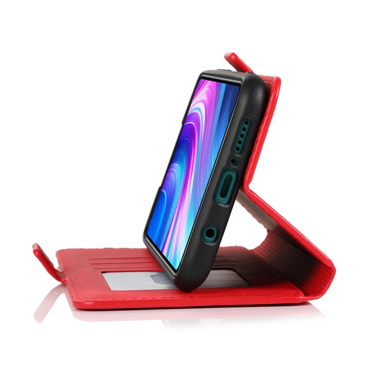 For Xiaomi Redmi Note 8 Pro Retro Magnetic Closing Clasp Horizontal Flip Leather Case with Holder & Card Slots & Photo Frame & Wallet