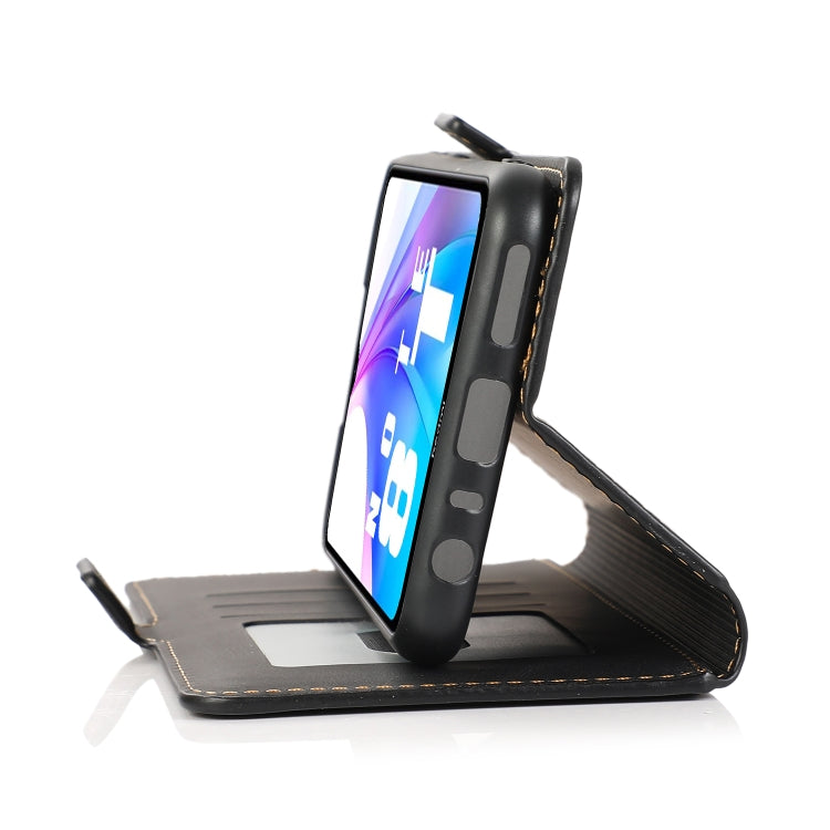 For Xiaomi Redmi Note 8T Retro Magnetic Closing Clasp Horizontal Flip Leather Case with Holder & Card Slots & Photo Frame & Wallet