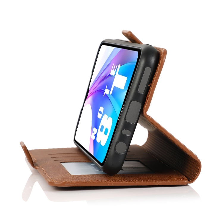 For Xiaomi Redmi Note 8T Retro Magnetic Closing Clasp Horizontal Flip Leather Case with Holder & Card Slots & Photo Frame & Wallet