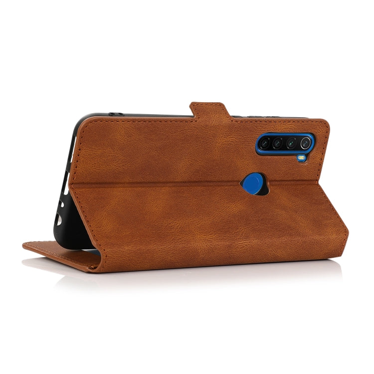 For Xiaomi Redmi Note 8T Retro Magnetic Closing Clasp Horizontal Flip Leather Case with Holder & Card Slots & Photo Frame & Wallet