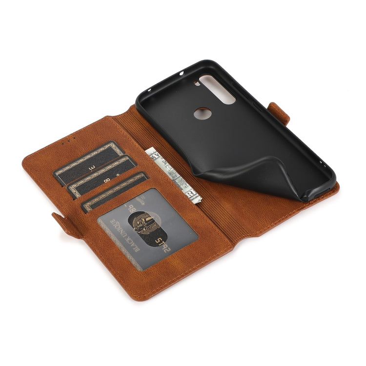 For Xiaomi Redmi Note 8T Retro Magnetic Closing Clasp Horizontal Flip Leather Case with Holder & Card Slots & Photo Frame & Wallet