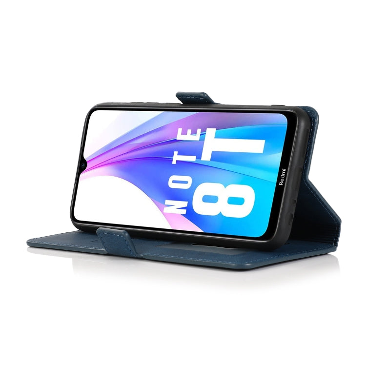 For Xiaomi Redmi Note 8T Retro Magnetic Closing Clasp Horizontal Flip Leather Case with Holder & Card Slots & Photo Frame & Wallet