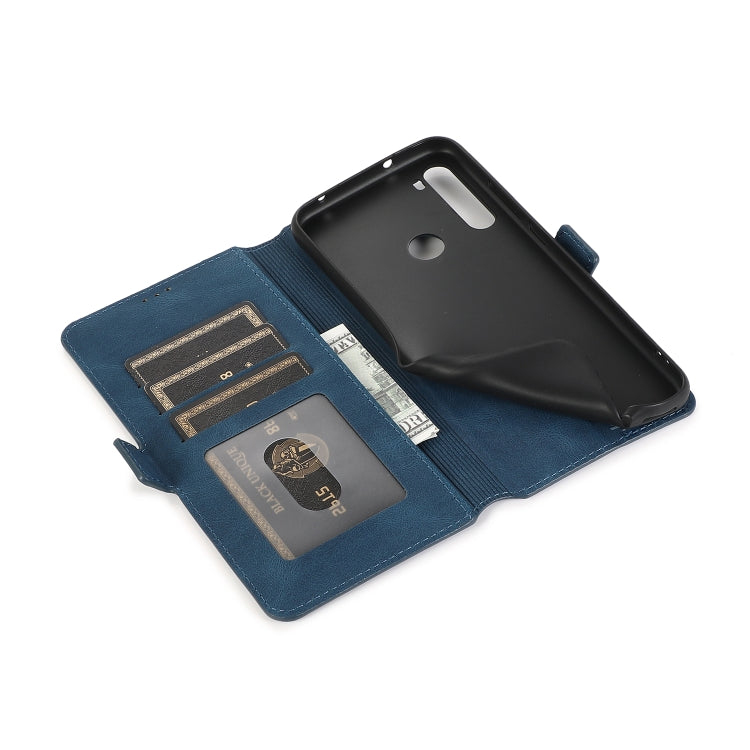 For Xiaomi Redmi Note 8T Retro Magnetic Closing Clasp Horizontal Flip Leather Case with Holder & Card Slots & Photo Frame & Wallet