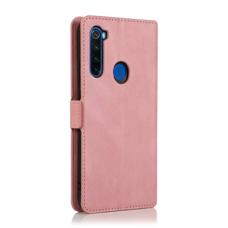 For Xiaomi Redmi Note 8T Retro Magnetic Closing Clasp Horizontal Flip Leather Case with Holder & Card Slots & Photo Frame & Wallet