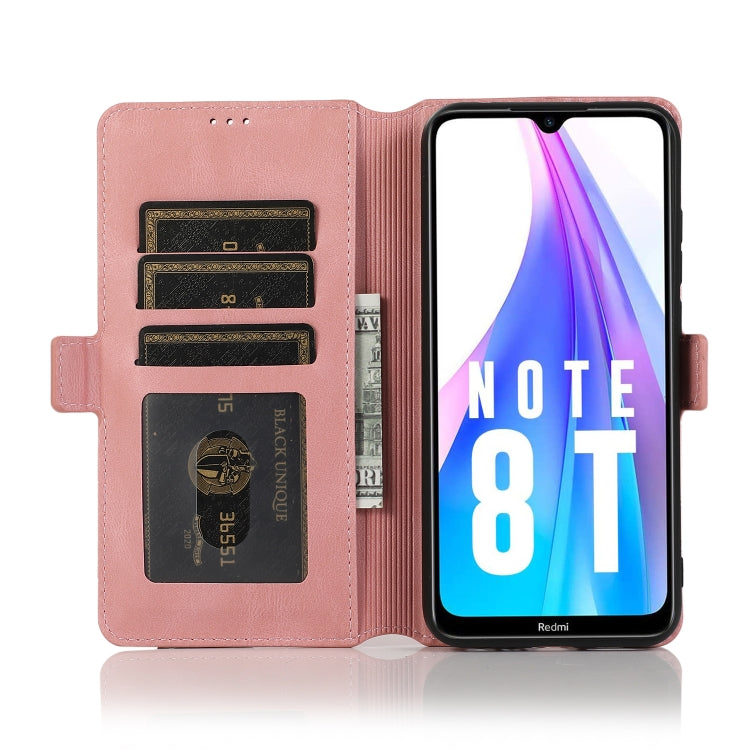 For Xiaomi Redmi Note 8T Retro Magnetic Closing Clasp Horizontal Flip Leather Case with Holder & Card Slots & Photo Frame & Wallet