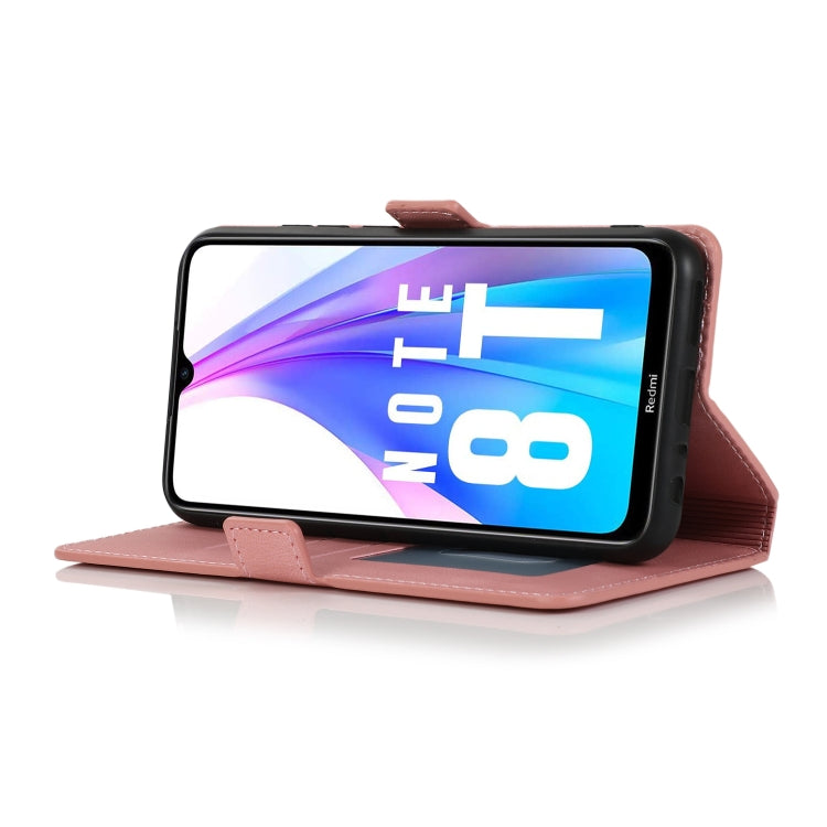 For Xiaomi Redmi Note 8T Retro Magnetic Closing Clasp Horizontal Flip Leather Case with Holder & Card Slots & Photo Frame & Wallet