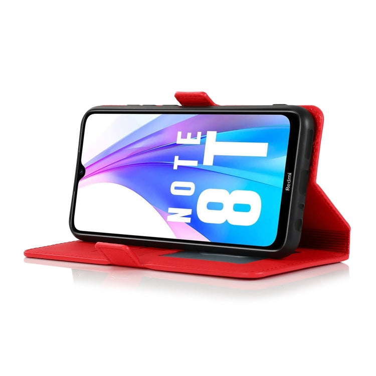 For Xiaomi Redmi Note 8T Retro Magnetic Closing Clasp Horizontal Flip Leather Case with Holder & Card Slots & Photo Frame & Wallet
