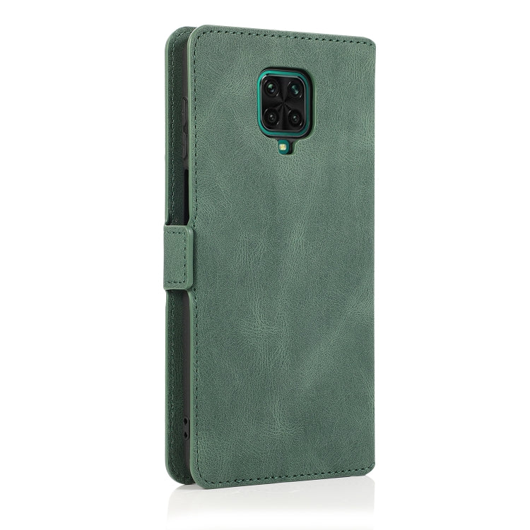 For Xiaomi Redmi Note 9 Pro Retro Magnetic Closing Clasp Horizontal Flip Leather Case with Holder & Card Slots & Photo Frame & Wallet