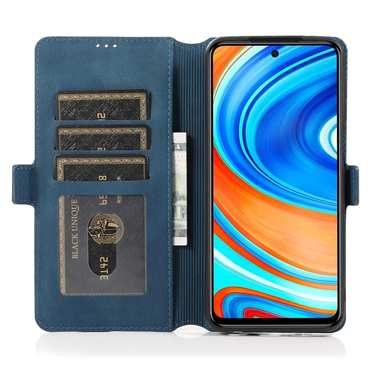 For Xiaomi Redmi Note 9 Pro Retro Magnetic Closing Clasp Horizontal Flip Leather Case with Holder & Card Slots & Photo Frame & Wallet