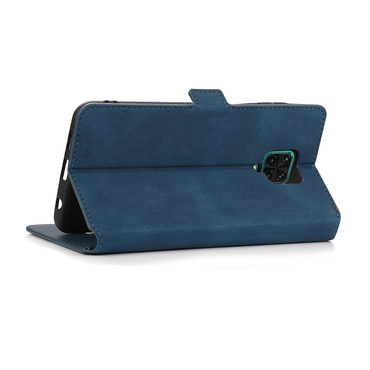 For Xiaomi Redmi Note 9 Pro Retro Magnetic Closing Clasp Horizontal Flip Leather Case with Holder & Card Slots & Photo Frame & Wallet