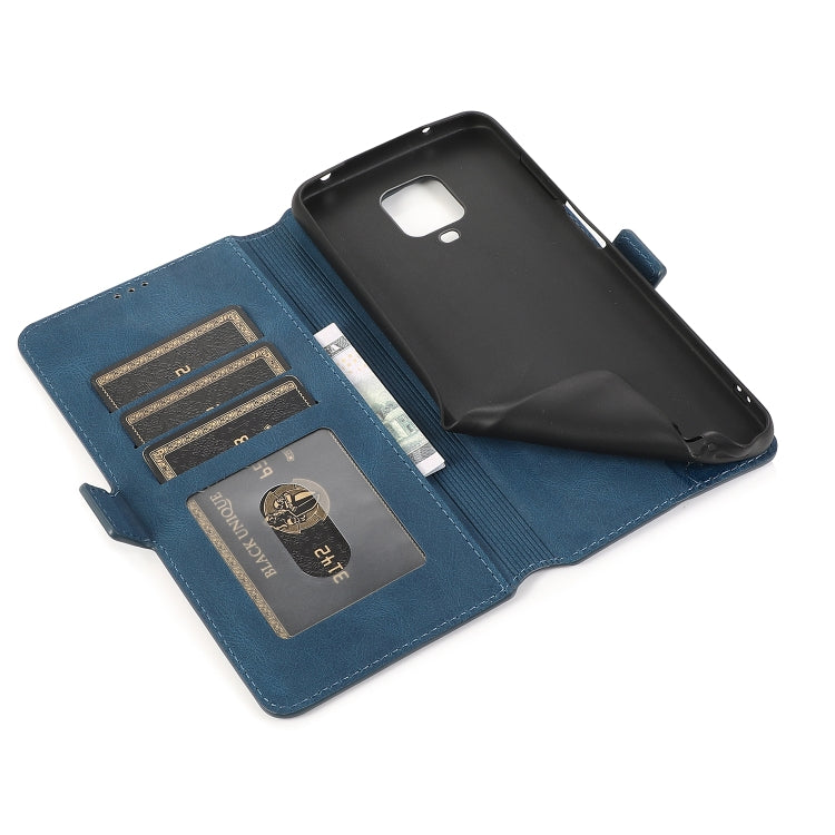For Xiaomi Redmi Note 9 Pro Retro Magnetic Closing Clasp Horizontal Flip Leather Case with Holder & Card Slots & Photo Frame & Wallet