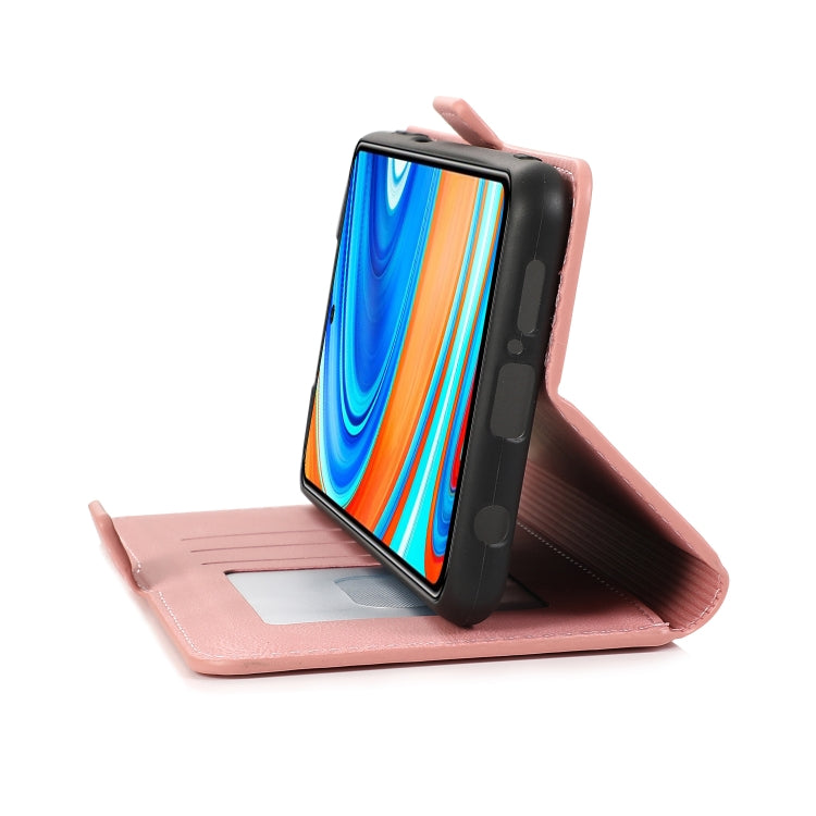 For Xiaomi Redmi Note 9 Pro Retro Magnetic Closing Clasp Horizontal Flip Leather Case with Holder & Card Slots & Photo Frame & Wallet