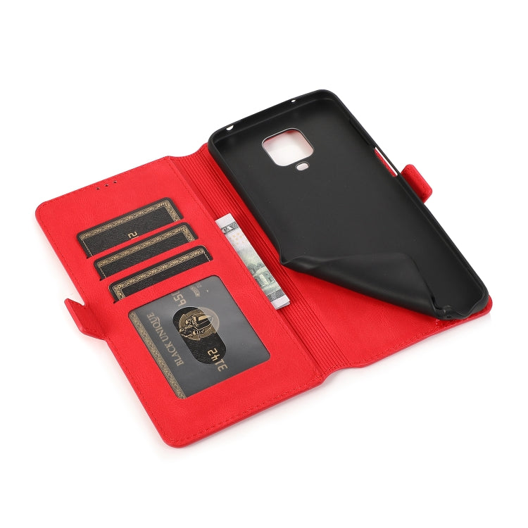 For Xiaomi Redmi Note 9 Pro Retro Magnetic Closing Clasp Horizontal Flip Leather Case with Holder & Card Slots & Photo Frame & Wallet