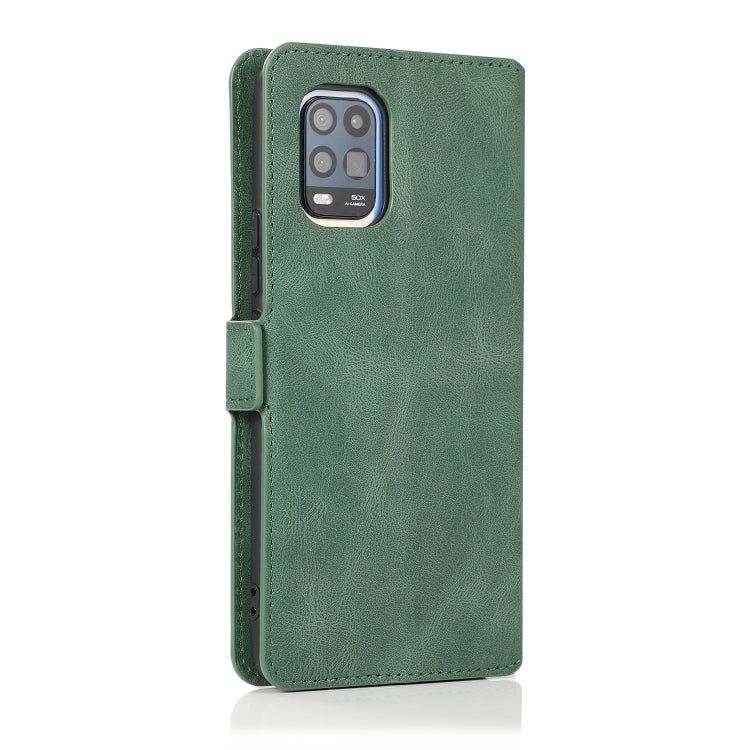 For Xiaomi Mi 10 Lite Retro Magnetic Closing Clasp Horizontal Flip Leather Case with Holder & Card Slots & Photo Frame & Wallet