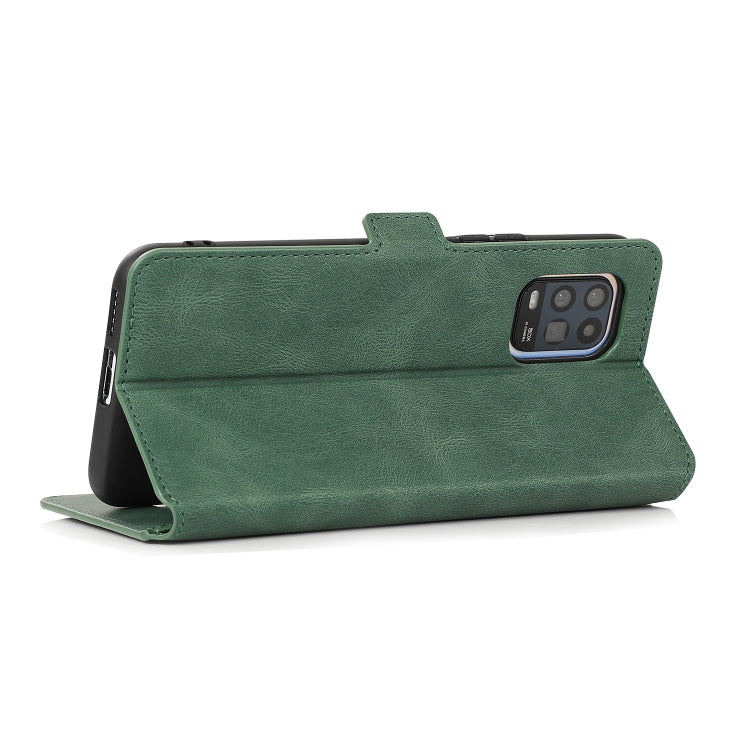 For Xiaomi Mi 10 Lite Retro Magnetic Closing Clasp Horizontal Flip Leather Case with Holder & Card Slots & Photo Frame & Wallet