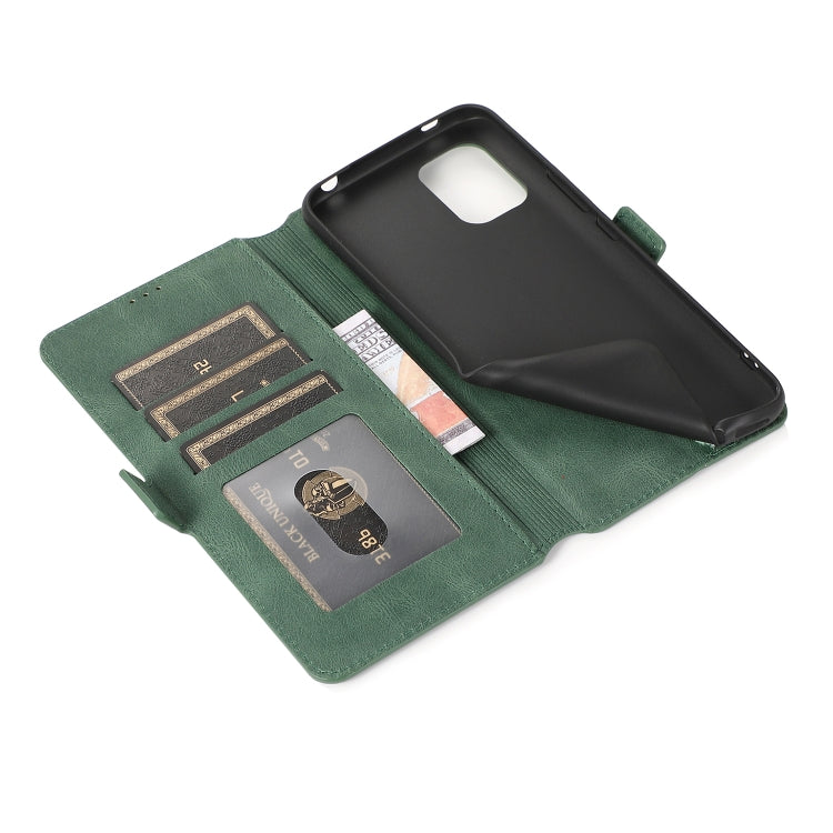 For Xiaomi Mi 10 Lite Retro Magnetic Closing Clasp Horizontal Flip Leather Case with Holder & Card Slots & Photo Frame & Wallet