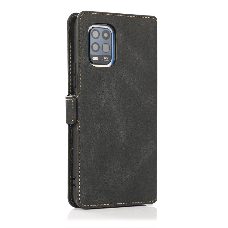 For Xiaomi Mi 10 Lite Retro Magnetic Closing Clasp Horizontal Flip Leather Case with Holder & Card Slots & Photo Frame & Wallet