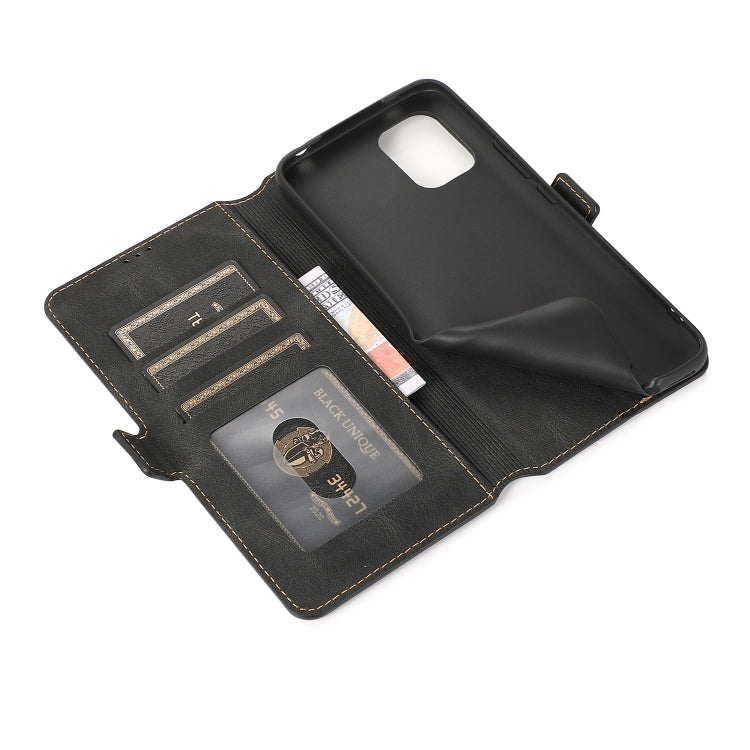 For Xiaomi Mi 10 Lite Retro Magnetic Closing Clasp Horizontal Flip Leather Case with Holder & Card Slots & Photo Frame & Wallet