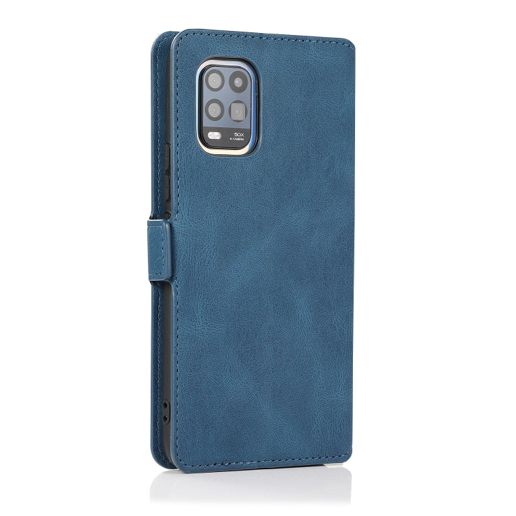 For Xiaomi Mi 10 Lite Retro Magnetic Closing Clasp Horizontal Flip Leather Case with Holder & Card Slots & Photo Frame & Wallet