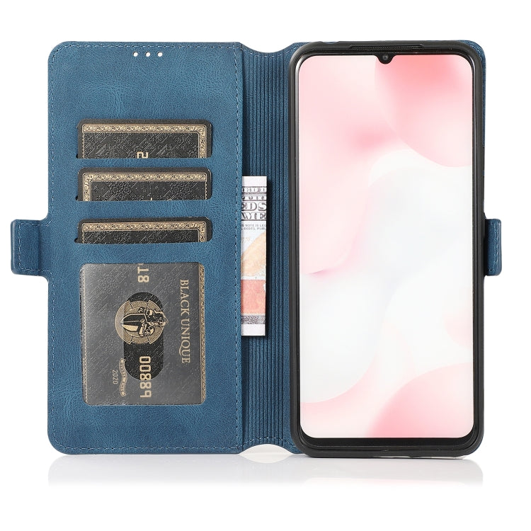 For Xiaomi Mi 10 Lite Retro Magnetic Closing Clasp Horizontal Flip Leather Case with Holder & Card Slots & Photo Frame & Wallet
