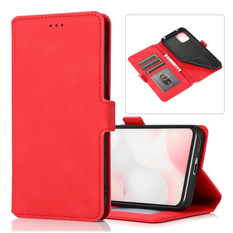 For Xiaomi Mi 10 Lite Retro Magnetic Closing Clasp Horizontal Flip Leather Case with Holder & Card Slots & Photo Frame & Wallet
