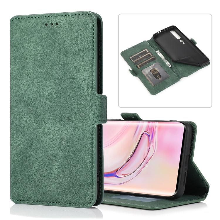 For Xiaomi Mi 10 Pro Retro Magnetic Closing Clasp Horizontal Flip Leather Case with Holder & Card Slots & Photo Frame & Wallet