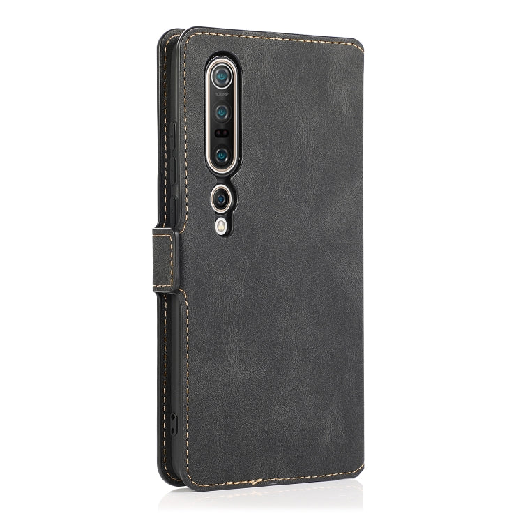 For Xiaomi Mi 10 Pro Retro Magnetic Closing Clasp Horizontal Flip Leather Case with Holder & Card Slots & Photo Frame & Wallet