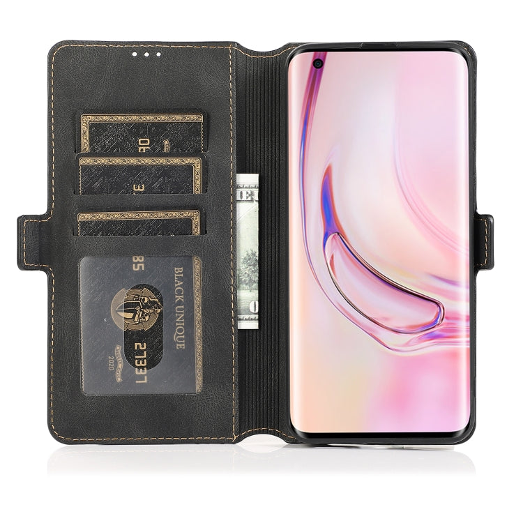 For Xiaomi Mi 10 Pro Retro Magnetic Closing Clasp Horizontal Flip Leather Case with Holder & Card Slots & Photo Frame & Wallet