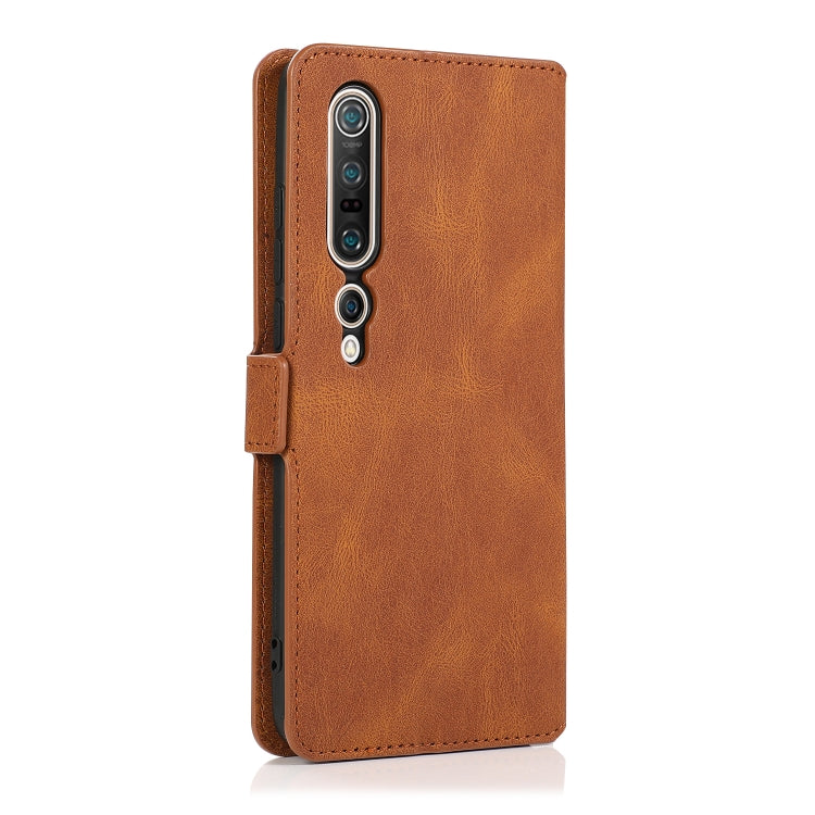 For Xiaomi Mi 10 Pro Retro Magnetic Closing Clasp Horizontal Flip Leather Case with Holder & Card Slots & Photo Frame & Wallet