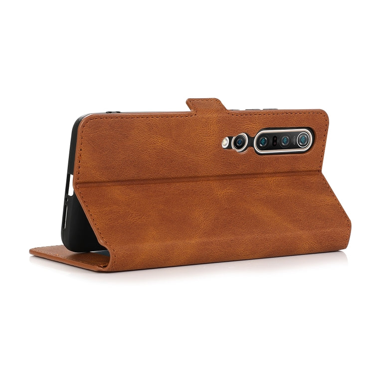 For Xiaomi Mi 10 Pro Retro Magnetic Closing Clasp Horizontal Flip Leather Case with Holder & Card Slots & Photo Frame & Wallet