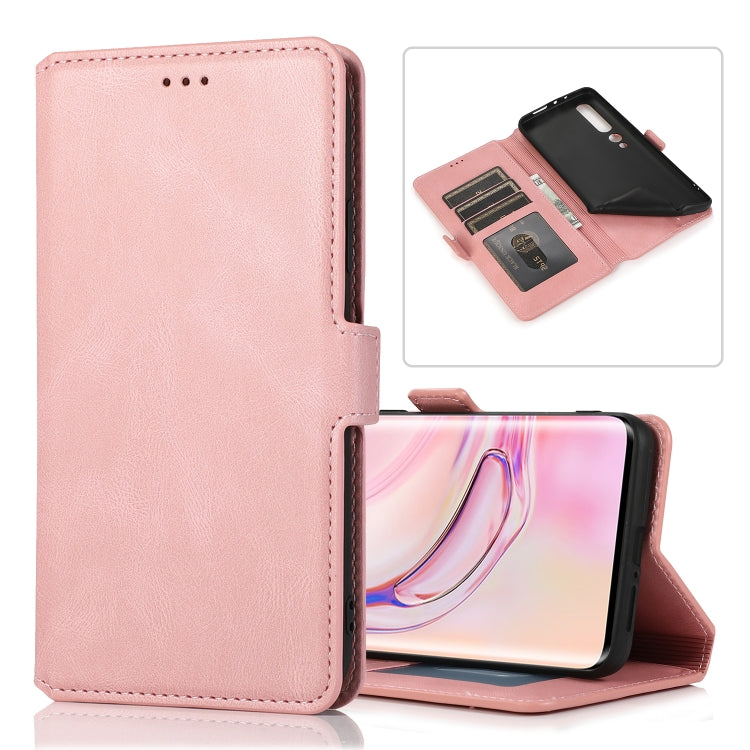 For Xiaomi Mi 10 Pro Retro Magnetic Closing Clasp Horizontal Flip Leather Case with Holder & Card Slots & Photo Frame & Wallet
