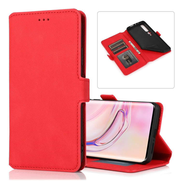 For Xiaomi Mi 10 Pro Retro Magnetic Closing Clasp Horizontal Flip Leather Case with Holder & Card Slots & Photo Frame & Wallet