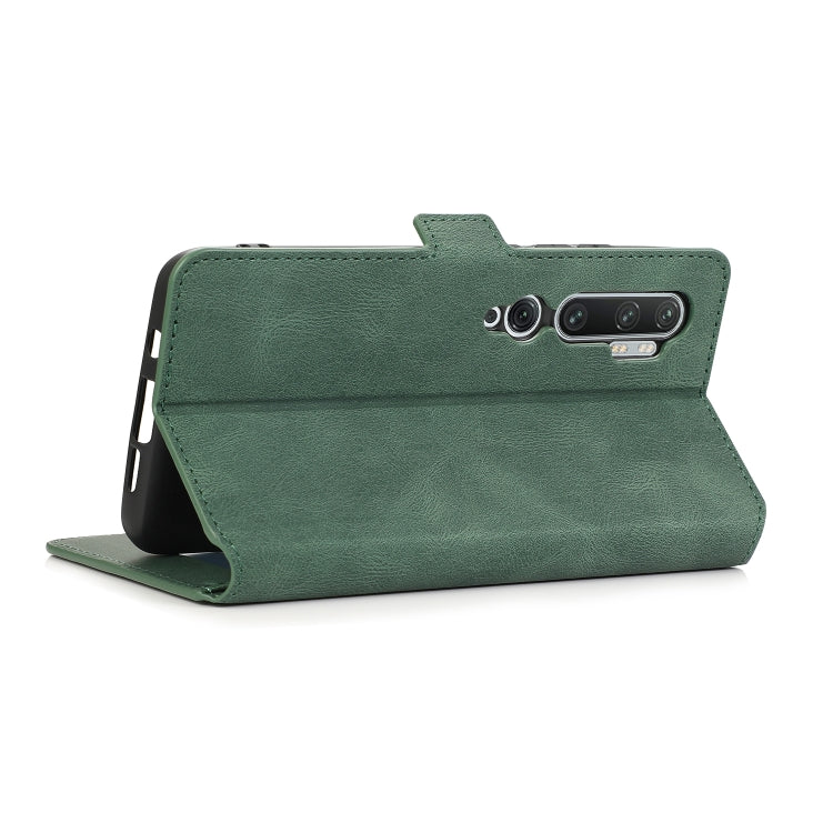For Xiaomi Mi Note 10 Pro Retro Magnetic Closing Clasp Horizontal Flip Leather Case with Holder & Card Slots & Photo Frame & Wallet