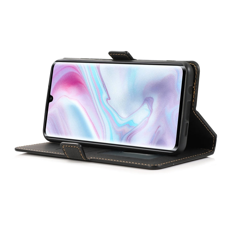 For Xiaomi Mi Note 10 Pro Retro Magnetic Closing Clasp Horizontal Flip Leather Case with Holder & Card Slots & Photo Frame & Wallet
