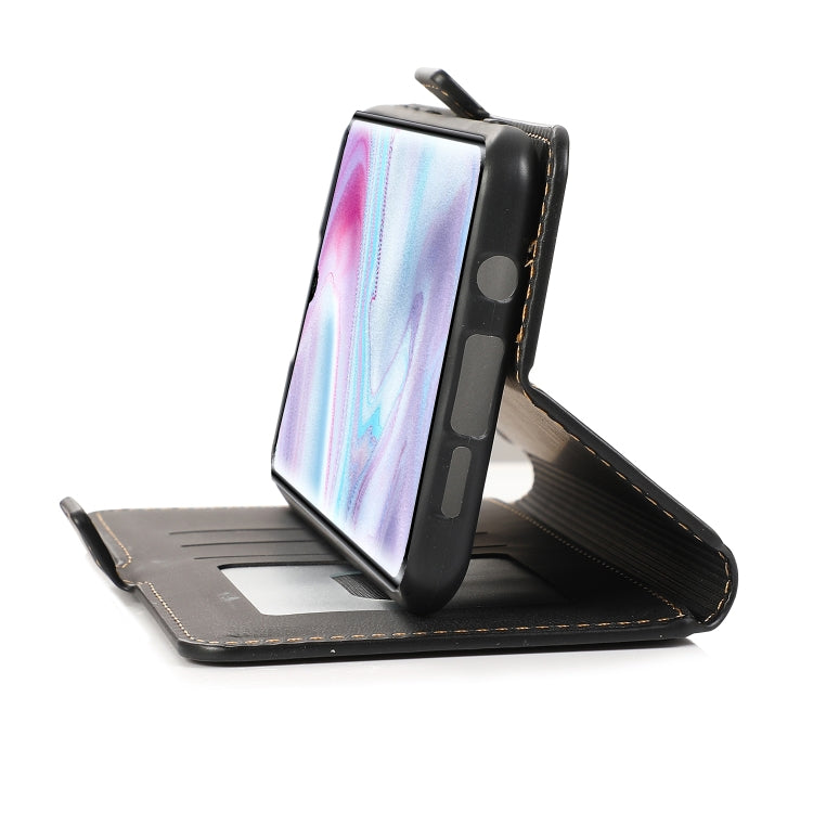 For Xiaomi Mi Note 10 Pro Retro Magnetic Closing Clasp Horizontal Flip Leather Case with Holder & Card Slots & Photo Frame & Wallet