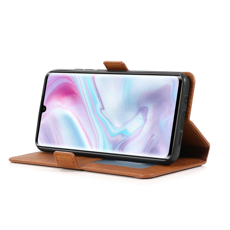 For Xiaomi Mi Note 10 Pro Retro Magnetic Closing Clasp Horizontal Flip Leather Case with Holder & Card Slots & Photo Frame & Wallet