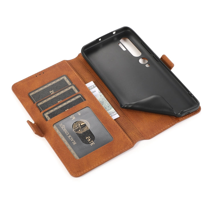 For Xiaomi Mi Note 10 Pro Retro Magnetic Closing Clasp Horizontal Flip Leather Case with Holder & Card Slots & Photo Frame & Wallet