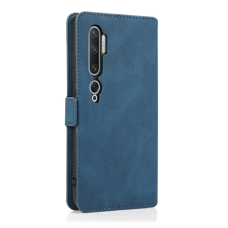 For Xiaomi Mi Note 10 Pro Retro Magnetic Closing Clasp Horizontal Flip Leather Case with Holder & Card Slots & Photo Frame & Wallet